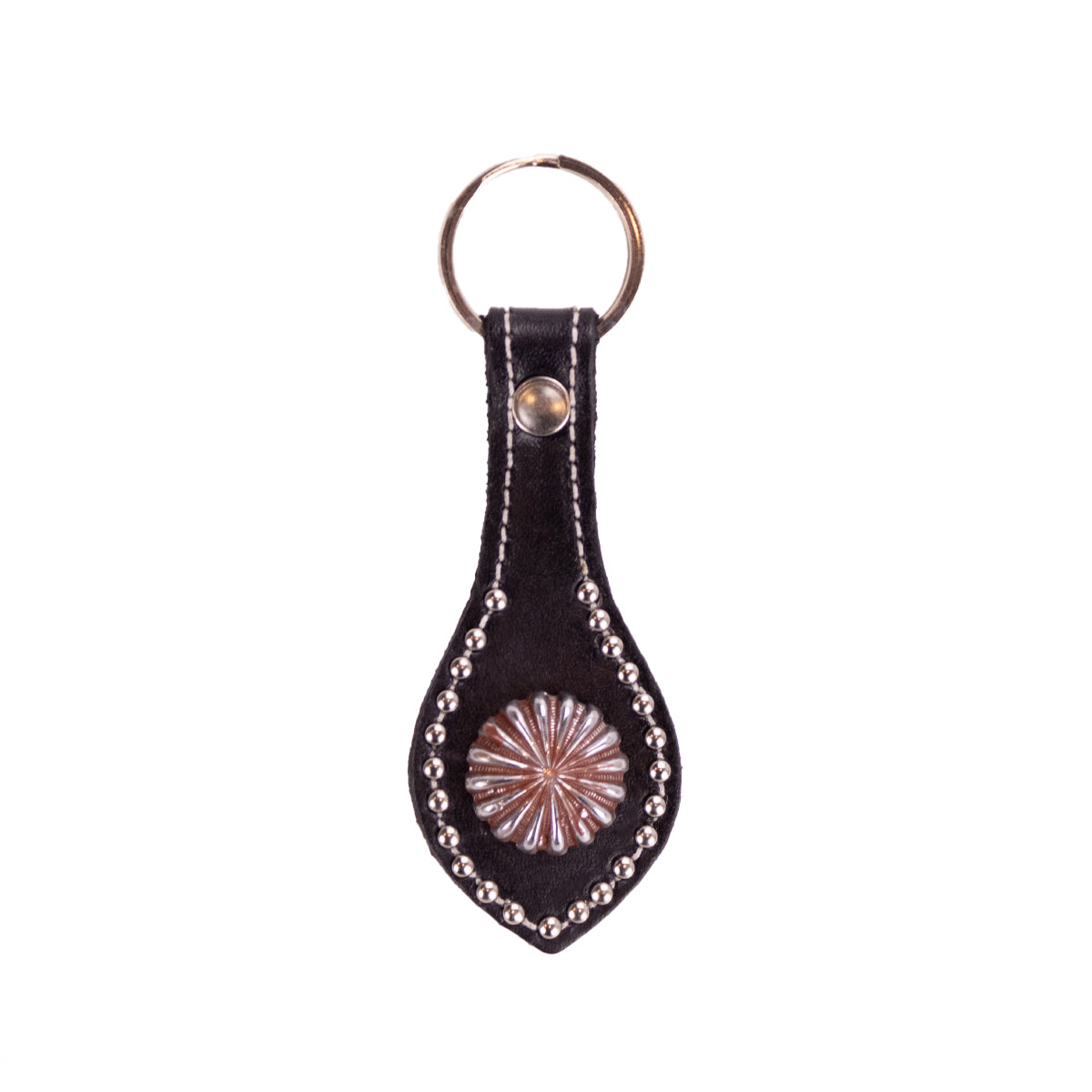 Shell Keychain Leather Shell keychain